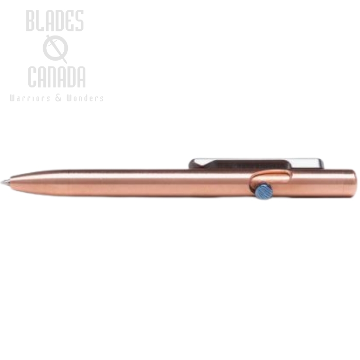Tactile Turn Slim Bolt Action Pen Mini - Copper w/ Timascus Bolt (image for) Tactile Turn Slim Bolt Action Pen Mini - Copper w/ Timascus Bolt